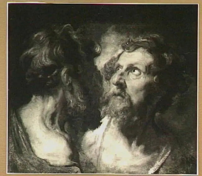 Deux têtes d’apôtres - Antoine van Dyck - Alpha Reproduction