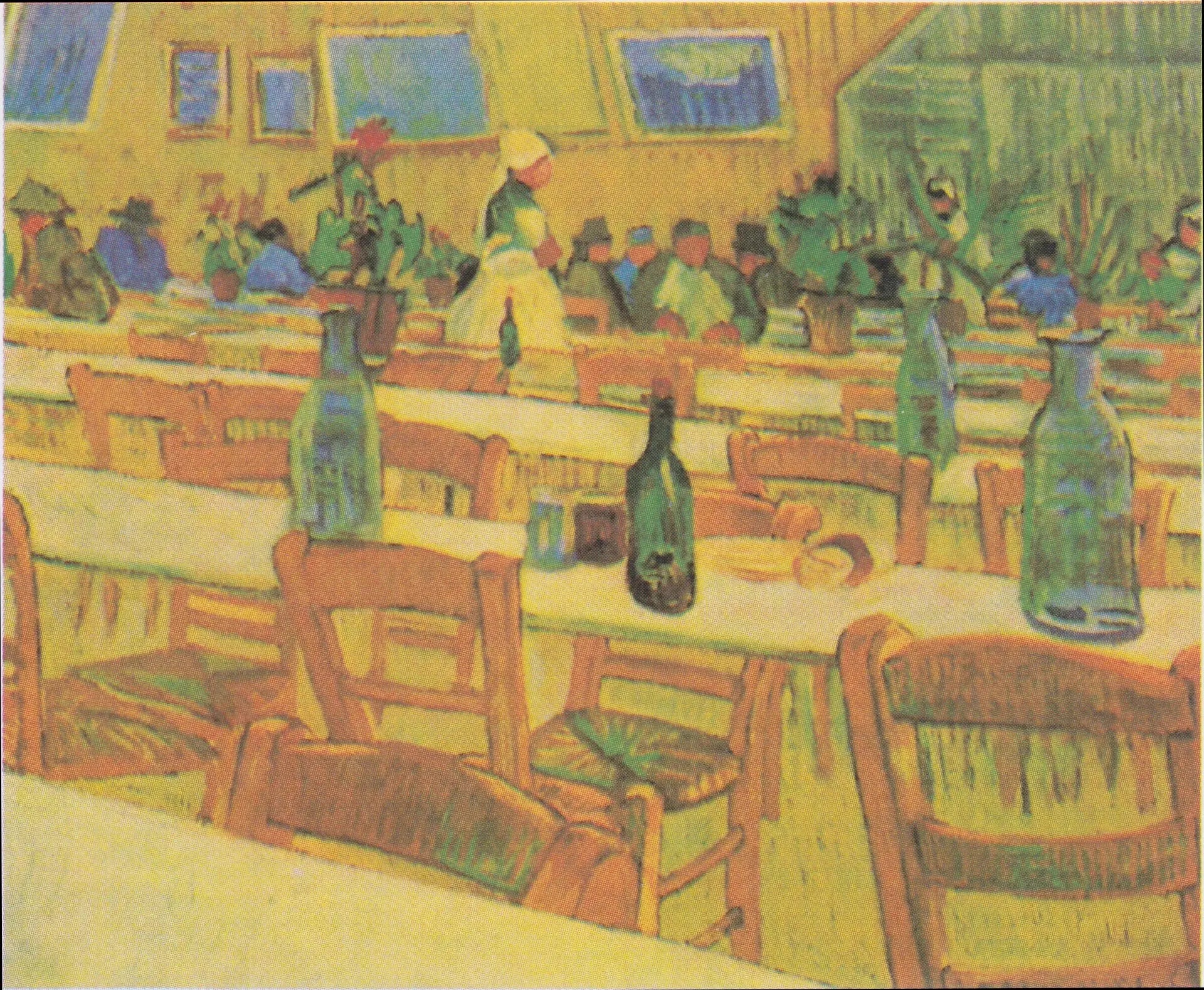 Reproduction du tableau « Le restaurant Carrel - Vincent van Gogh » par Alpha Reproduction en peinture à l’huile