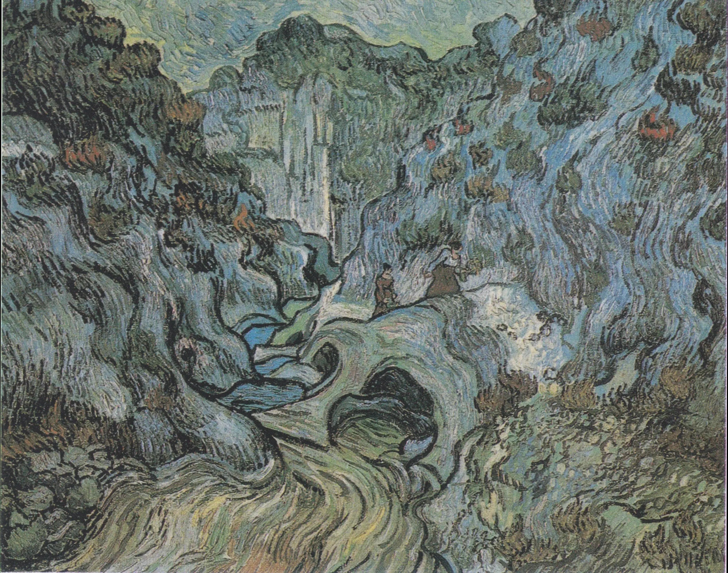 Reproduction du tableau « Ravin des Peirolets - Vincent van Gogh » par Alpha Reproduction en peinture à l’huile