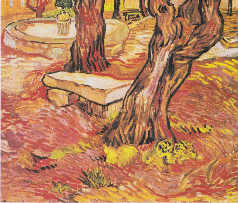 La panchina di pietra nel giardino dell'ospedale Saint-Paul - Vincent van Gogh