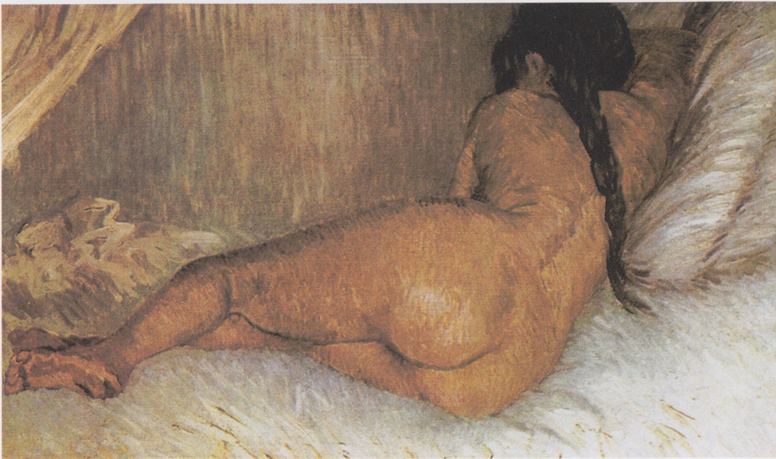 Donna nuda sdraiata, vista da dietro - Vincent van Gogh