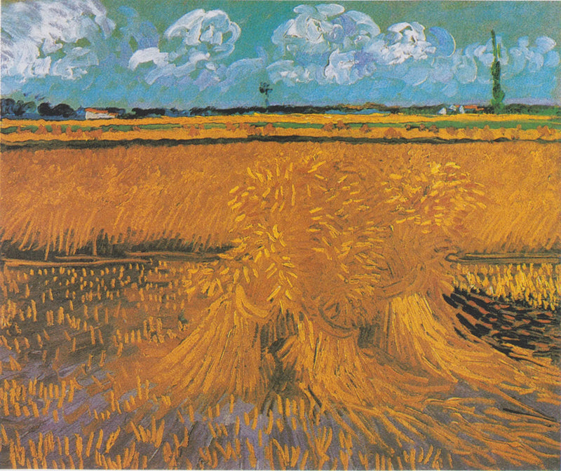 Campo di grano con covoni - Vincent van Gogh