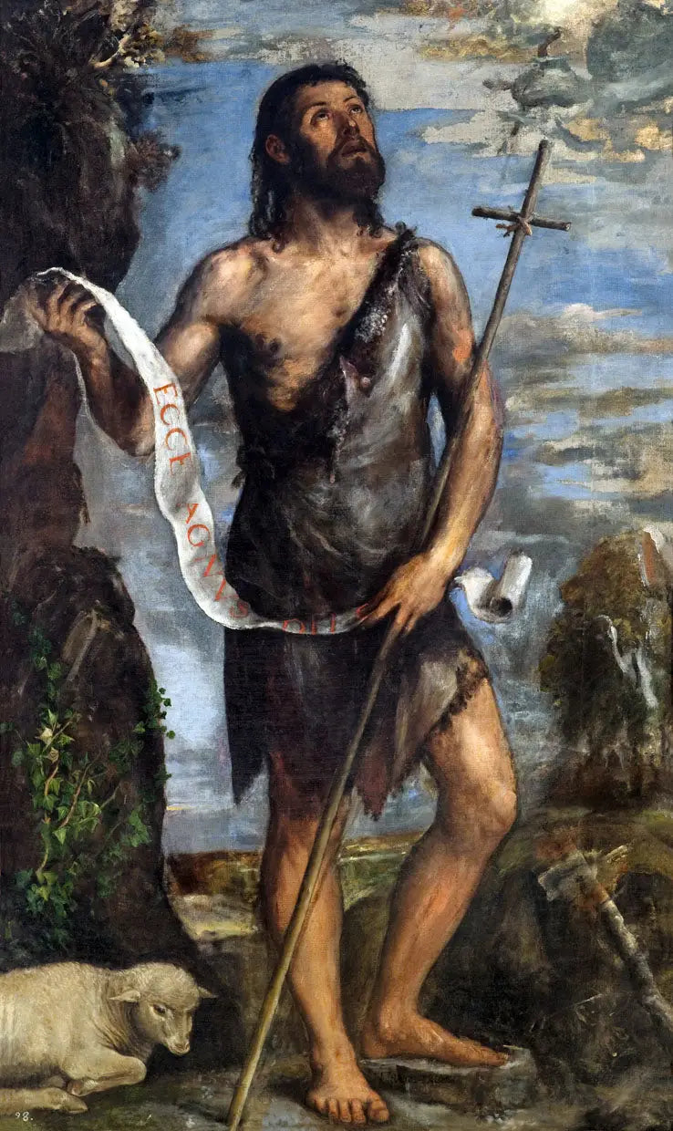 Saint Jean-Baptiste - Titian - Alpha Reproduction