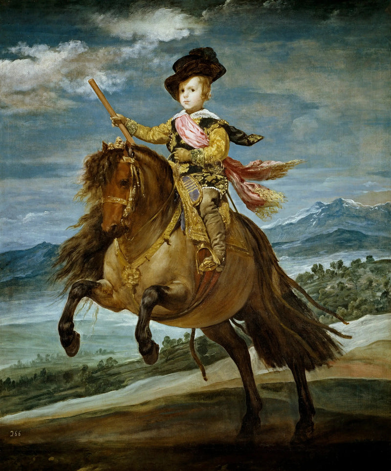 Il principe Balthazar Carlos a cavallo - Diego Velázquez