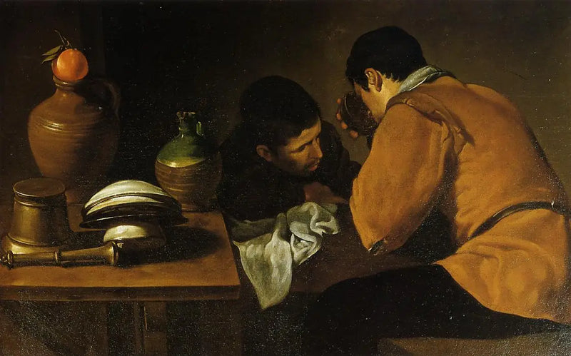 Due giovani a tavola - Diego Velázquez