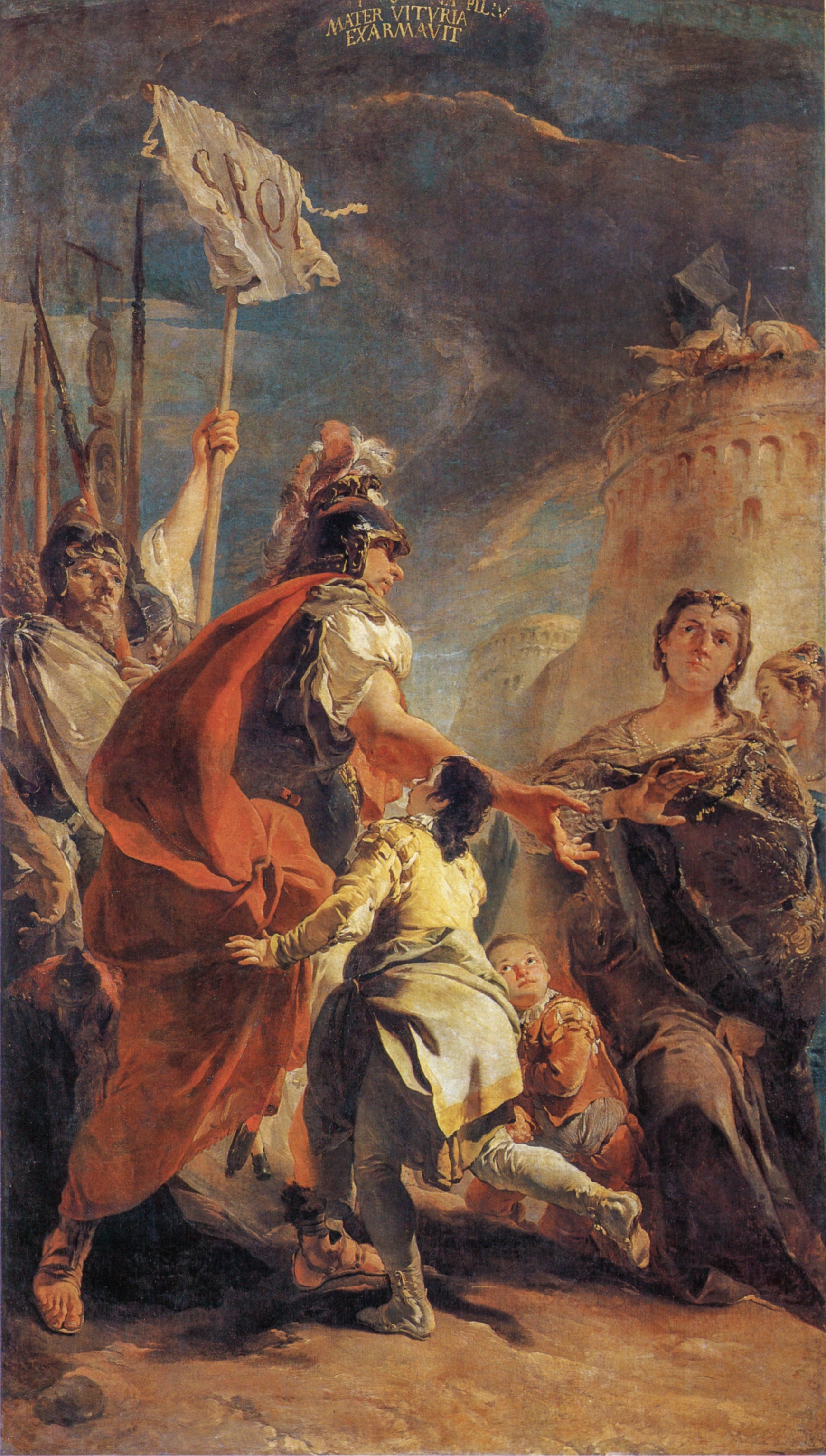 Coriolan aux murs de Rome - Giovanni Battista Tiepolo