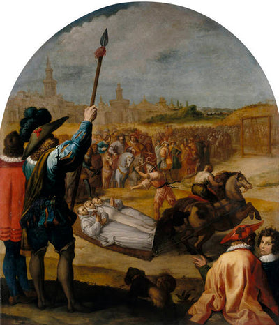 Le martyre de trois chartreux à la chartreuse de Londres - Vincenzo Carducci