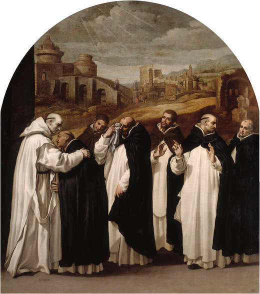 Saint Bruno fait ses adieux à ses compagnons à Rome - Vincenzo Carducci