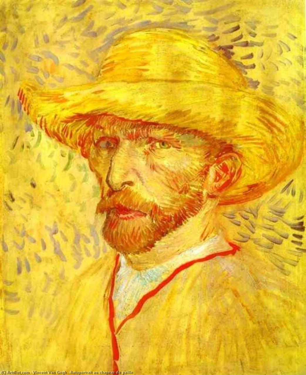 Autoritratto con cappello di paglia – Vincent van Gogh (1887)