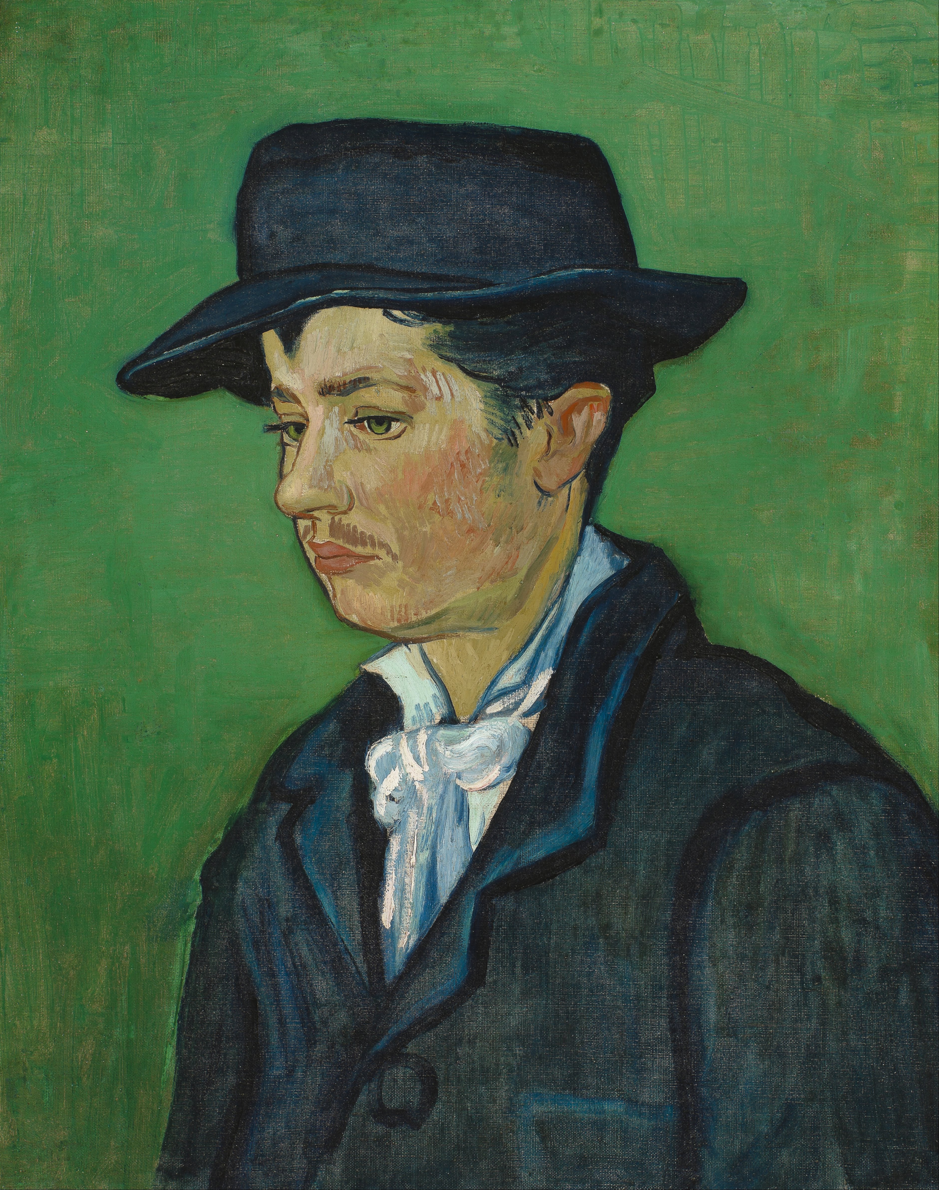 Reproduction du tableau « Portrait d'Armand Roulin - Vincent van Gogh » par Alpha Reproduction en peinture à l’huile