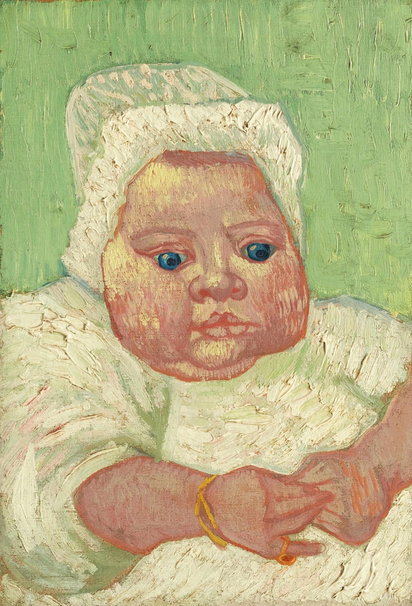 Reproduction du tableau « Marcelle Roulin bébé - Vincent van Gogh » par Alpha Reproduction en peinture à l’huile
