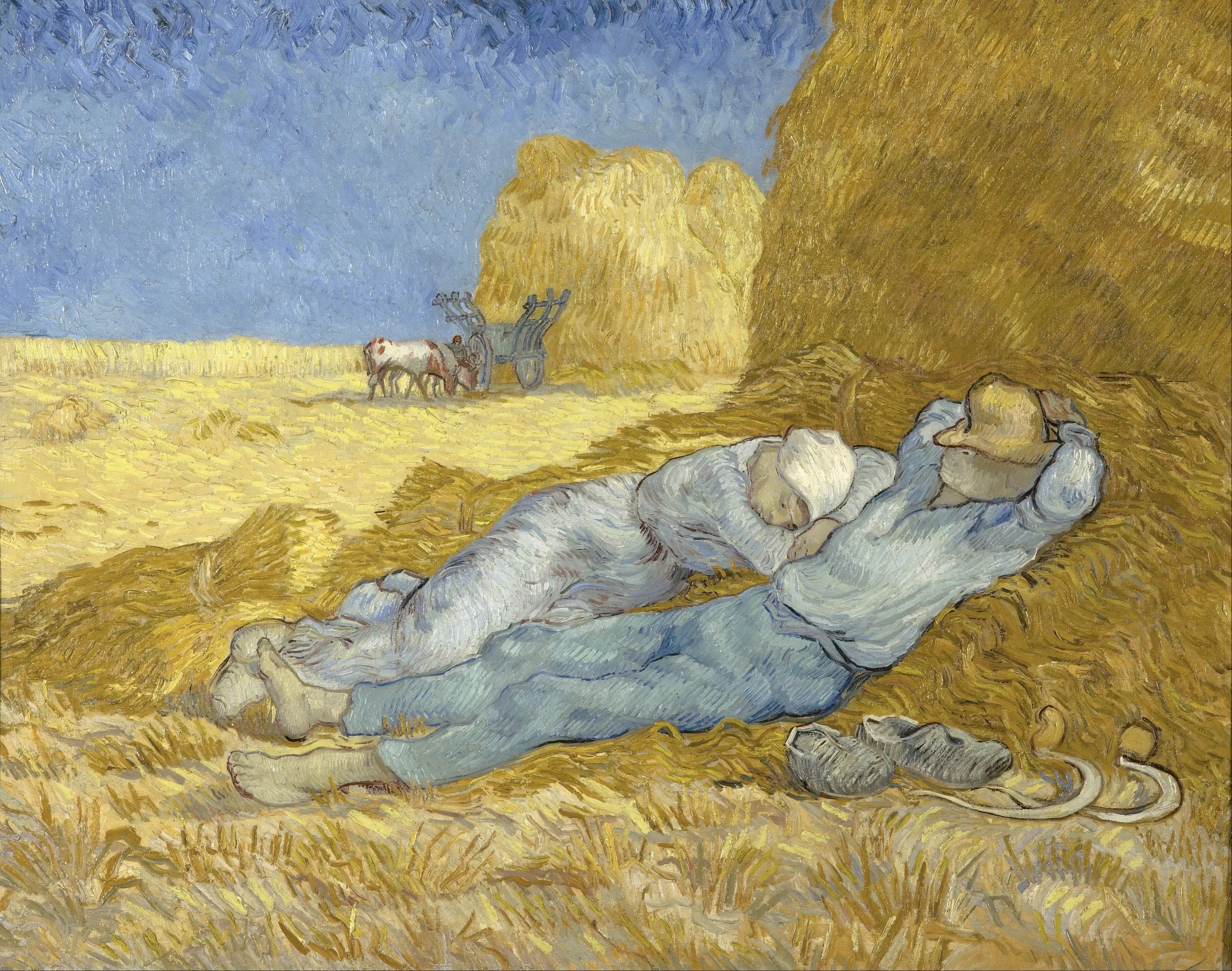 Reproduction du tableau « La Méridienne - Vincent van Gogh » par Alpha Reproduction en peinture à l’huile