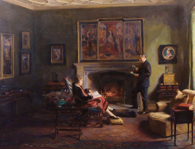 Interno con il visconte e la viscontessa Lee di Fareham - Philip de Laszlo