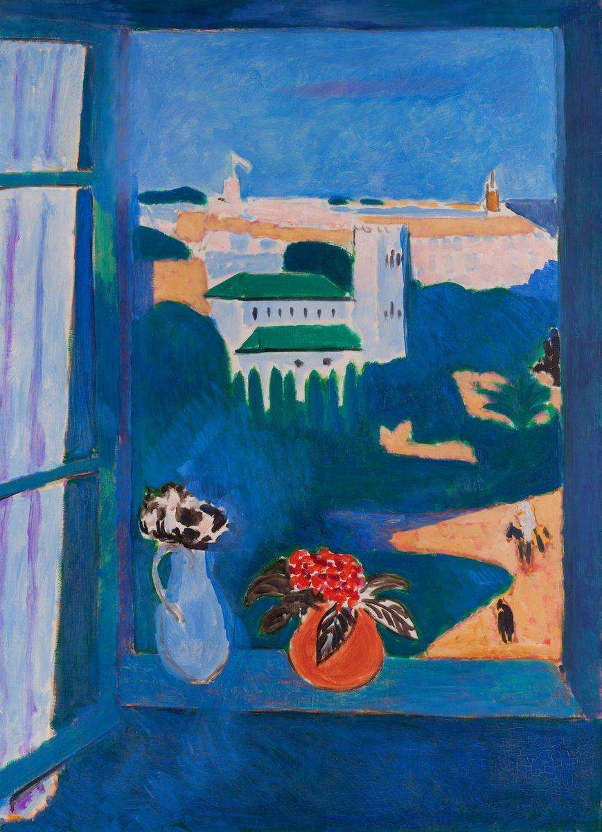 Reproduction du tableau « Vue de la fenêtre - Henri Matisse » par Alpha Reproduction en peinture à l’huile