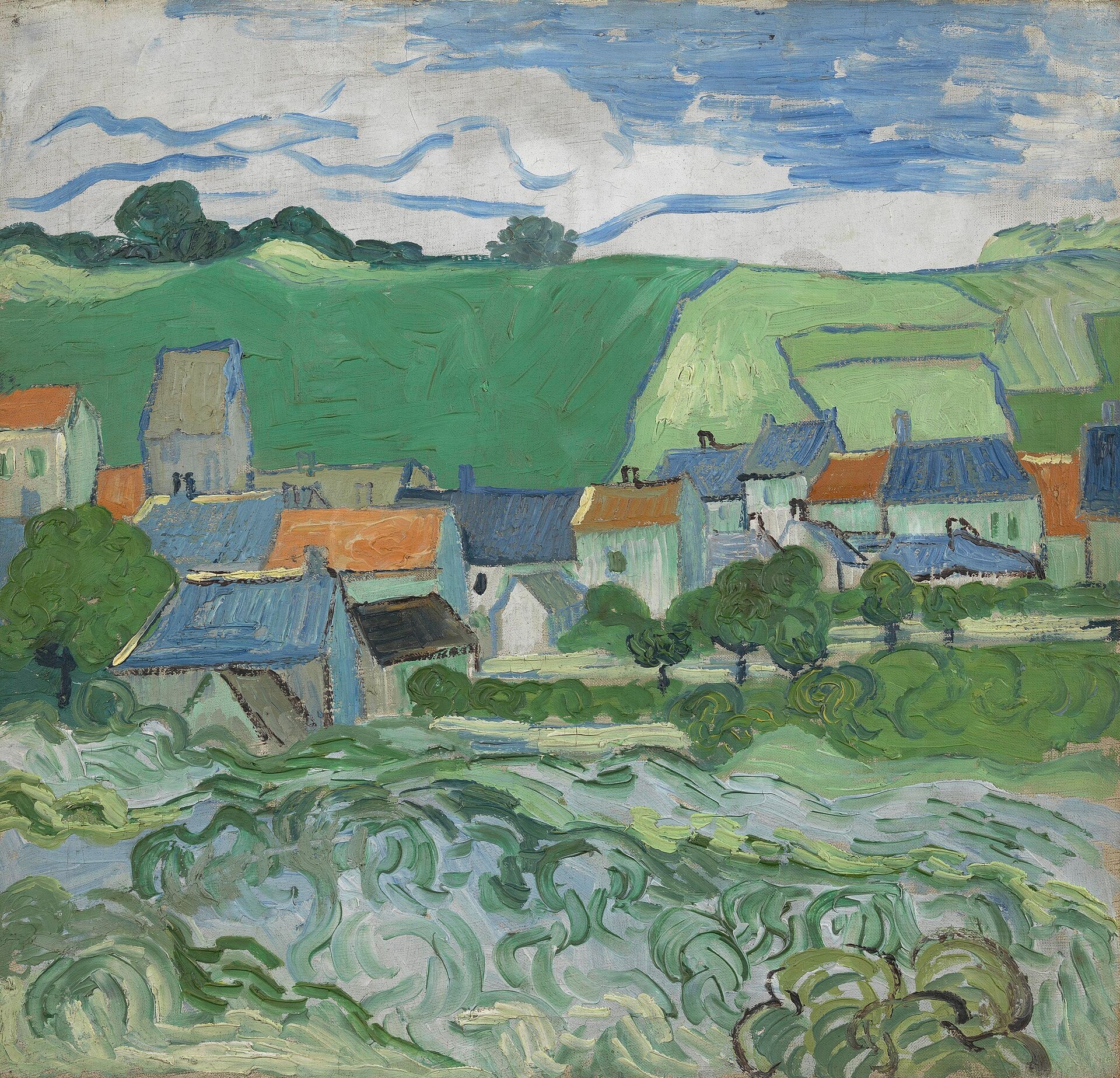 Veduta di Auvers - Vincent van Gogh