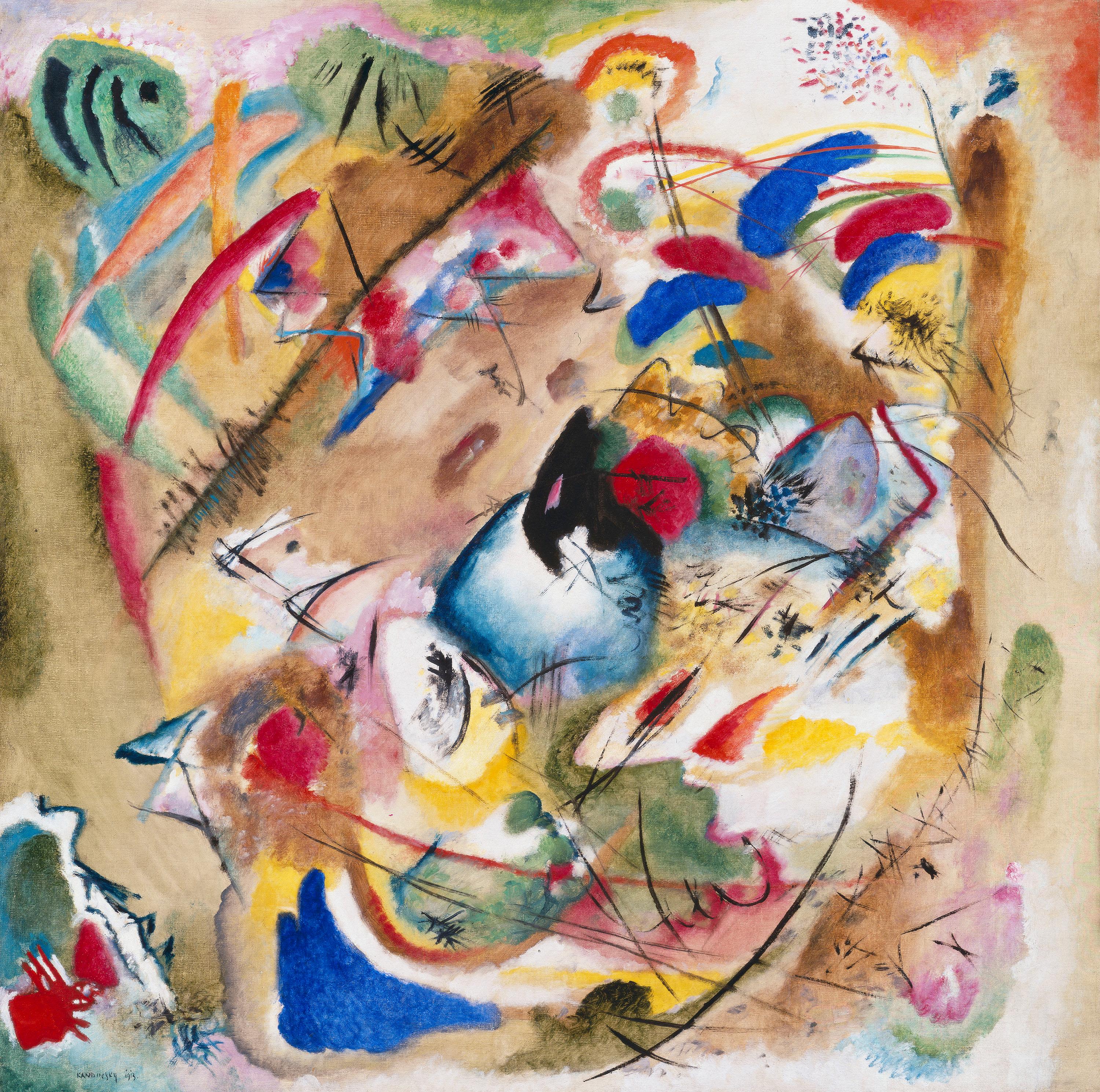 Reproduction du tableau « Improvisation rêveuse - Vassily Kandinsky » par Alpha Reproduction en peinture à l’huile