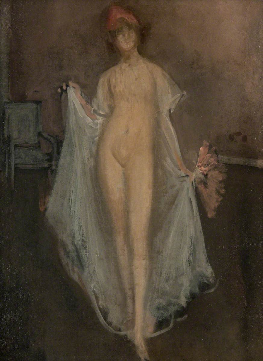 Reproduction du tableau « La sylphide - James Abbott McNeill Whistler » par Alpha Reproduction en peinture à l’huile