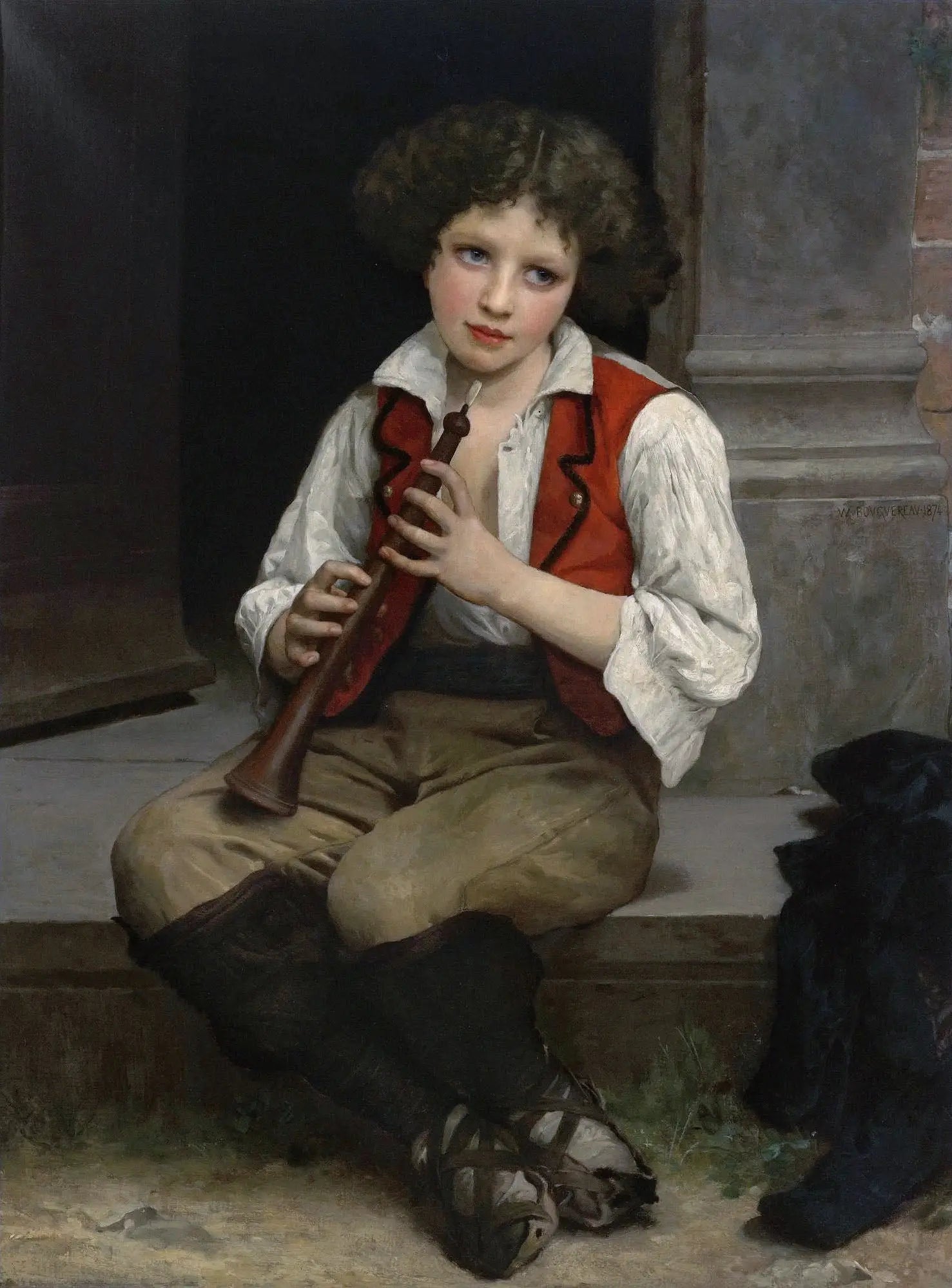 Reproduction du tableau « Pifferaro - Bouguereau » par Alpha Reproduction en peinture à l’huile