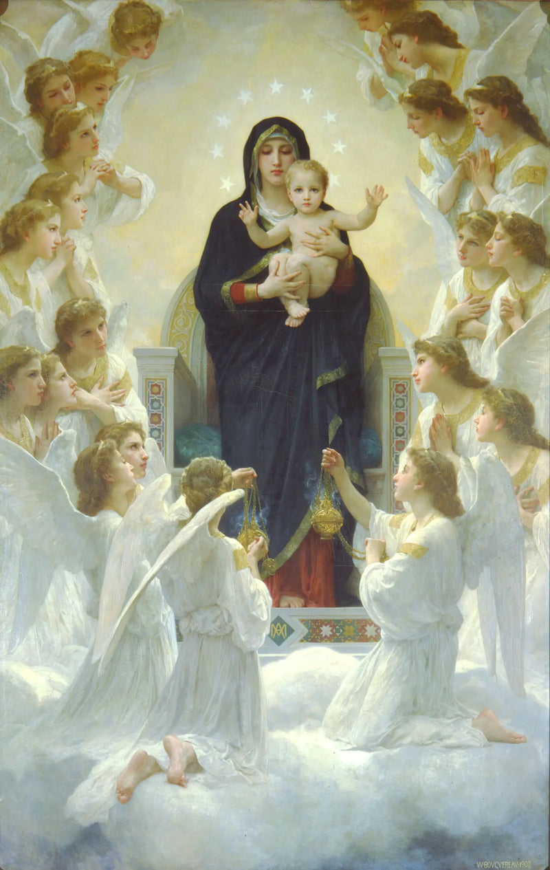 La Vergine con gli angeli - Bouguereau