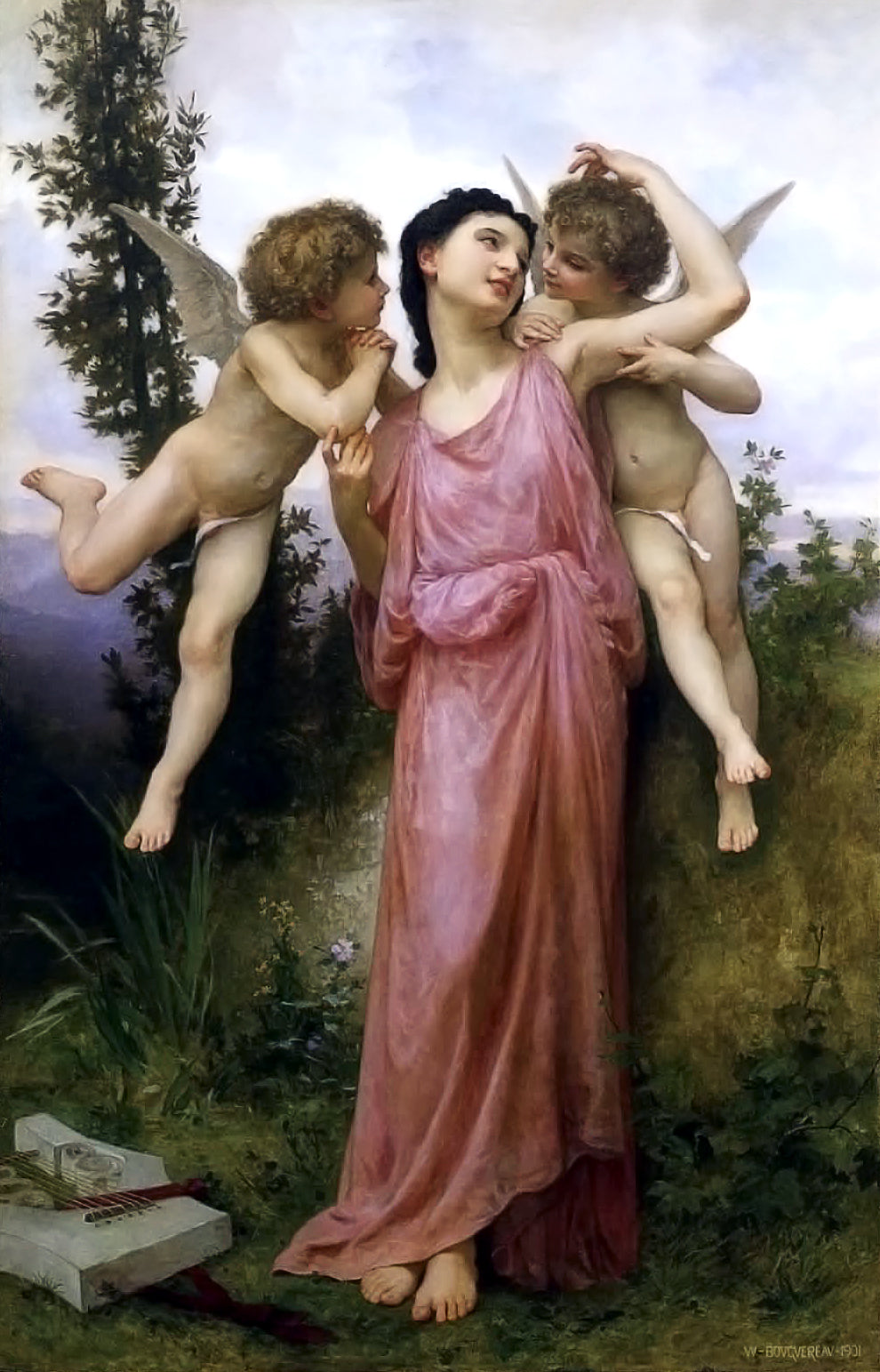 Reproduction du tableau « Appels à propositions - Bouguereau » par Alpha Reproduction en peinture à l’huile