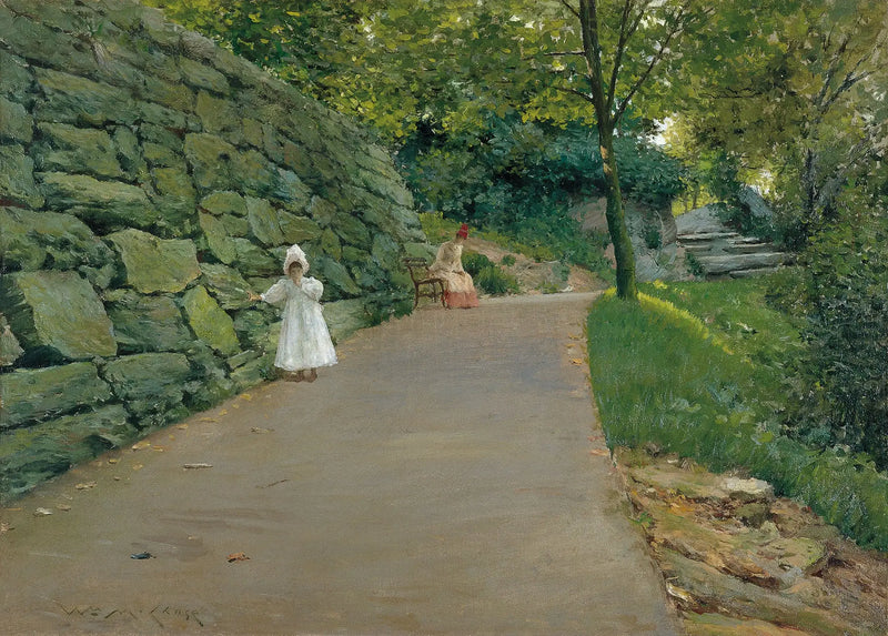 Nel parco (un sentiero secondario) - William Merritt Chase