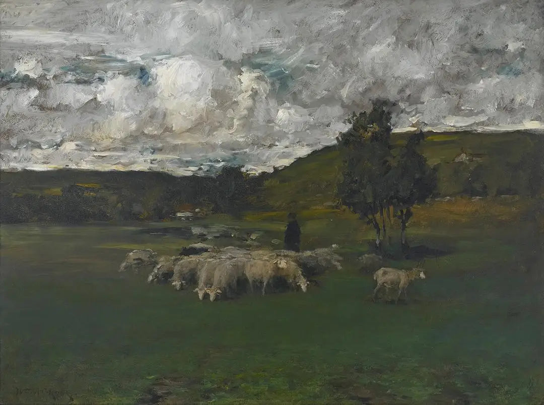 Vue près du bureau de vote - William Merritt Chase - Alpha Reproduction