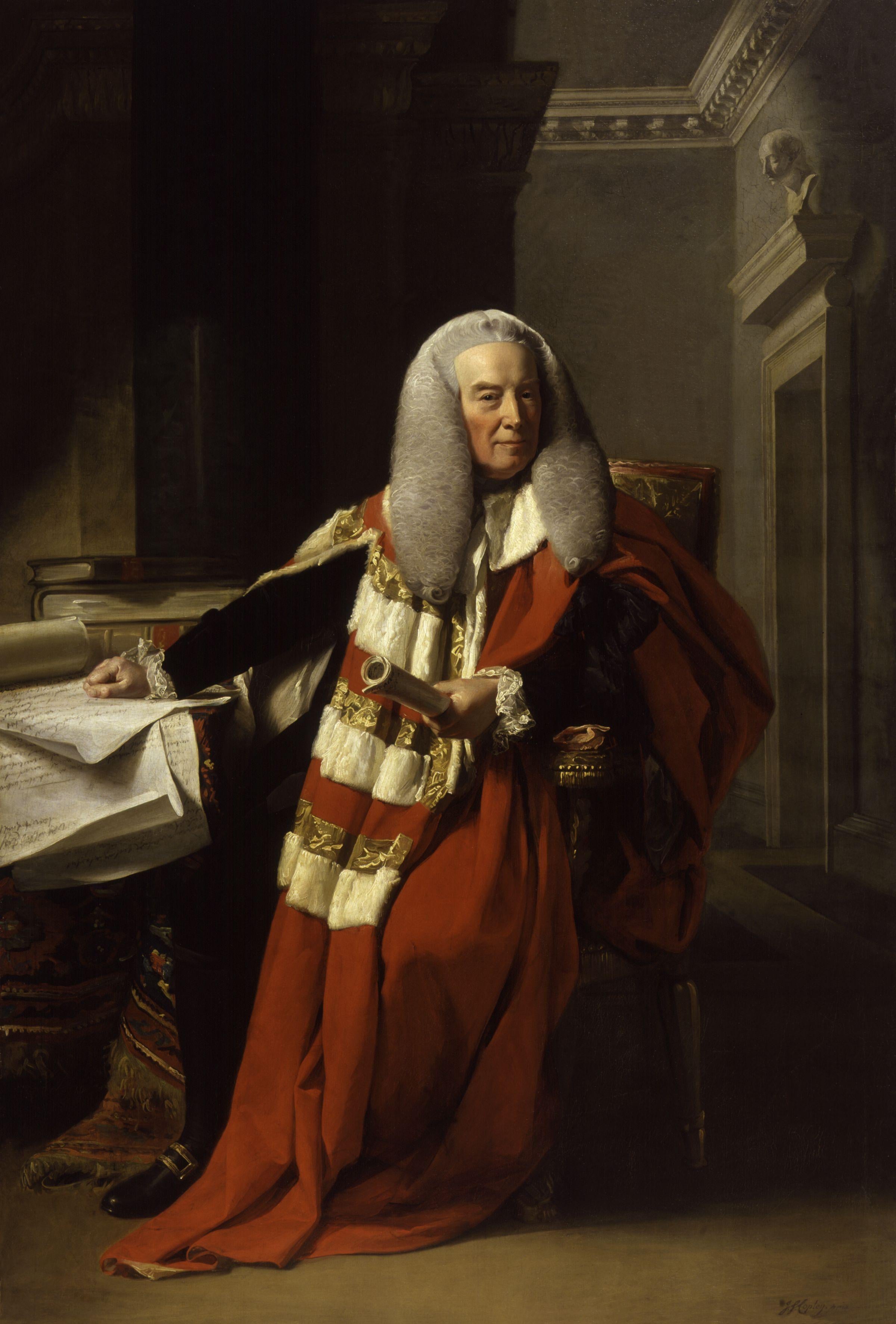 William Murray, 1er comte de Mansfield - John Singleton Copley