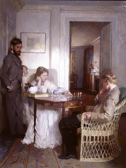 Les Joueurs d’échecs, William Orpen, 1892