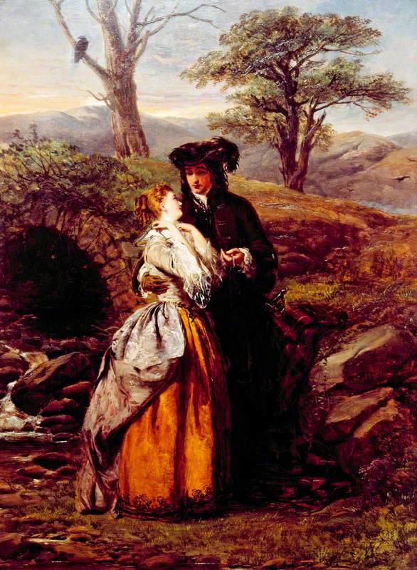 La Fiancée de Lammermoor (d'après le roman de Sir Walter Scott) - William Powell Frith
