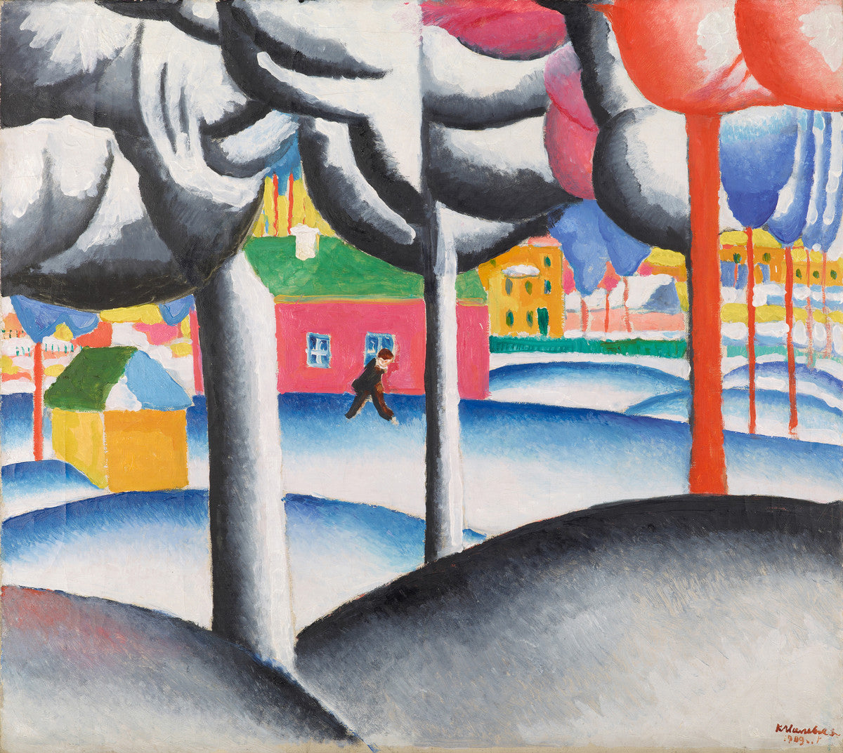 Paysage (L'Hiver) - Kazimir Malevich