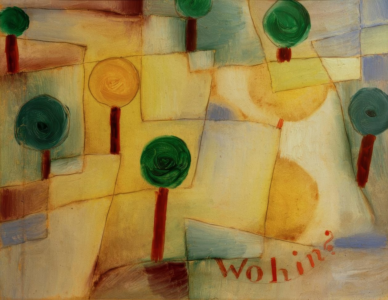 Wohin?, 1920 — Paul Klee