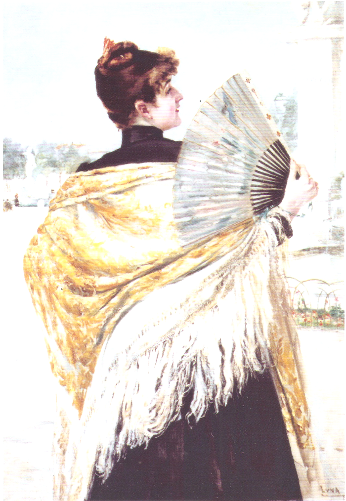 Donna con scialle Manila - Juan Luna