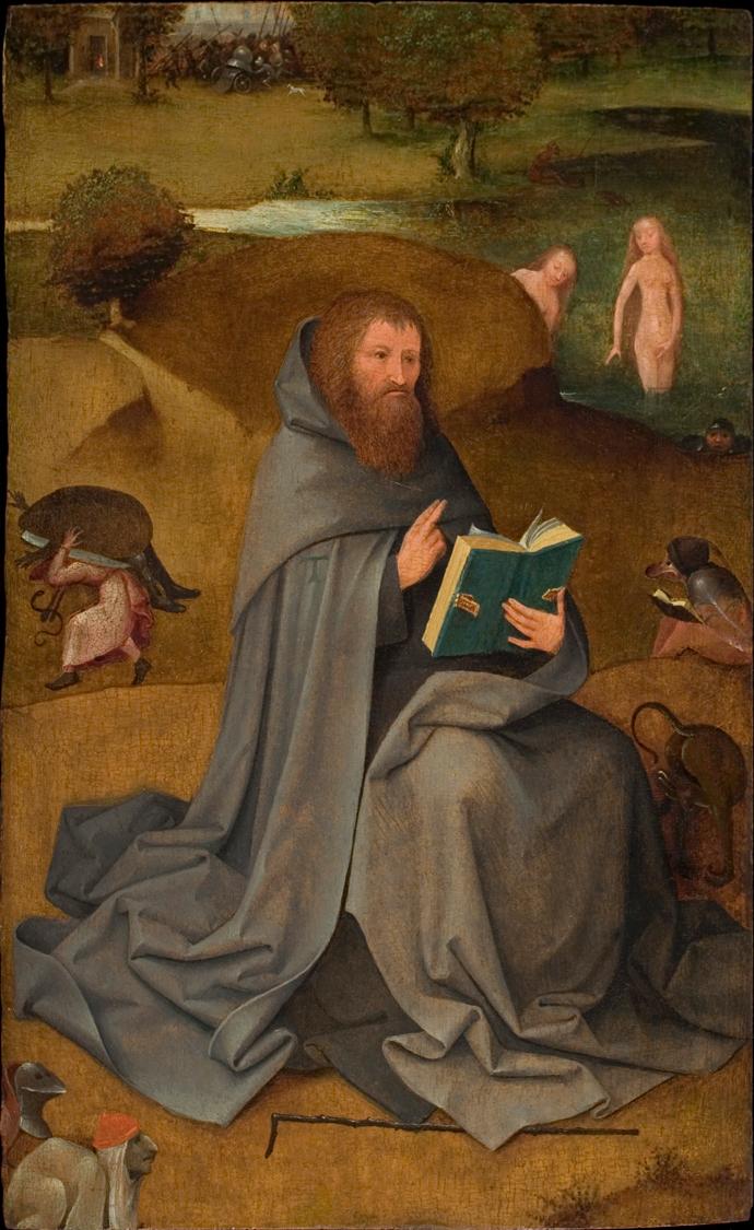 La Tentazione di sant'Antonio. - Hieronymus Bosch