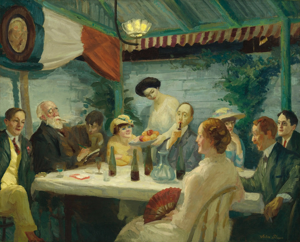 Yeats chez Petitpas - John Sloan - Alpha Reproduction