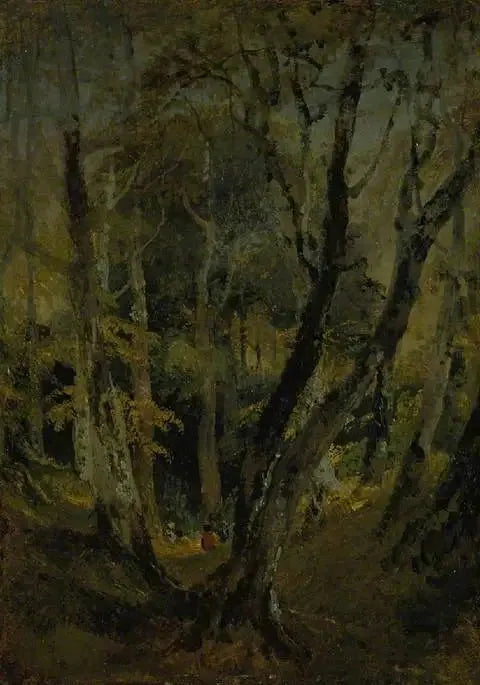 Un Faggio con Zingari Seduti in Distanza - J. M. W. Turner