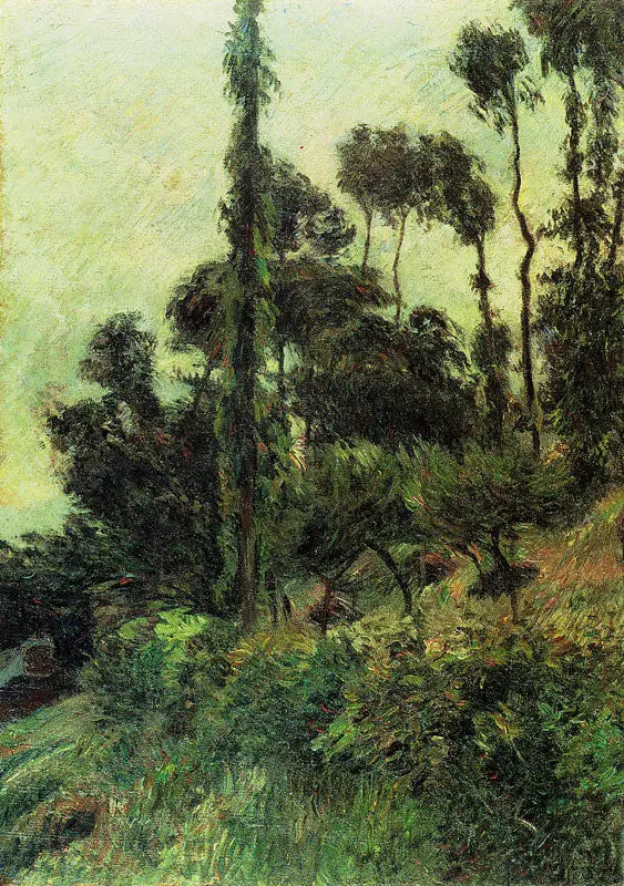 A fianco del pendio - Paul Gauguin