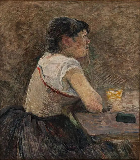 A Grenelle, bevitrice di assenzio - Henri de Toulouse-Lautrec