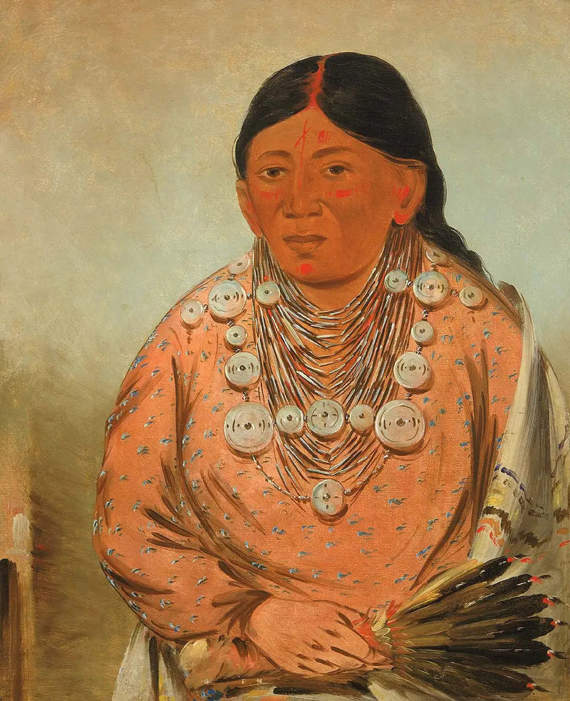 A'h-tee-wát-o-mee, une donna - George Catlin