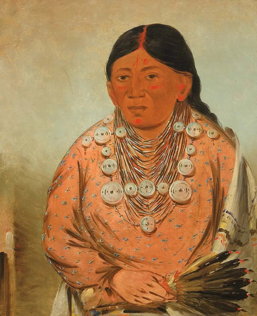 A'h-tee-wát-o-mee, une donna - George Catlin