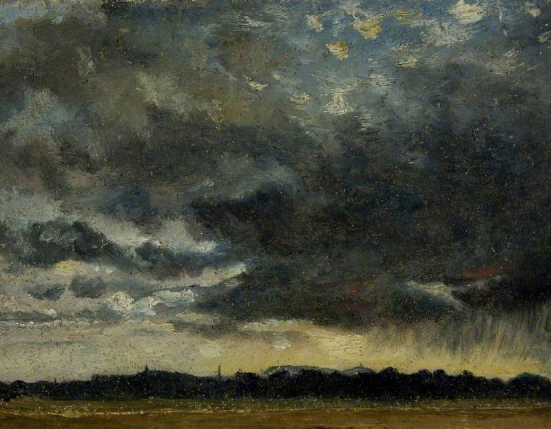A Hampstead, guardando verso Harrow - John Constable