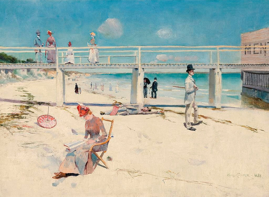 A Holiday at Mentone - Charles Conder