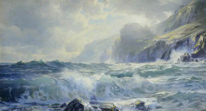 A Icart Point, Guernesey - William Trost Richards