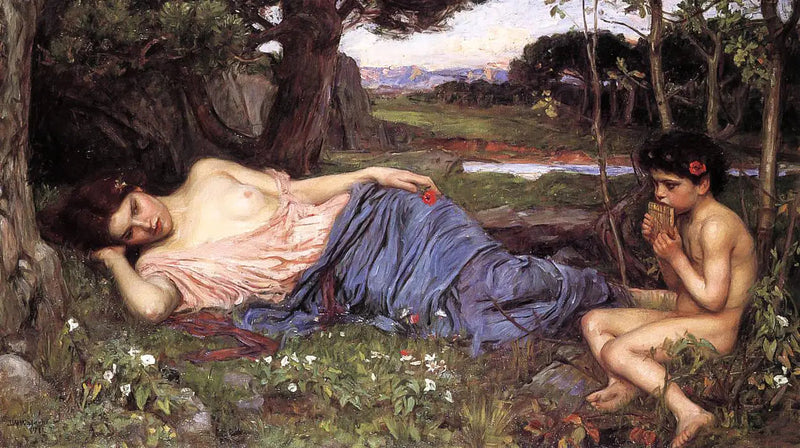 In ascolto delle mie dolci tubature - John William Waterhouse