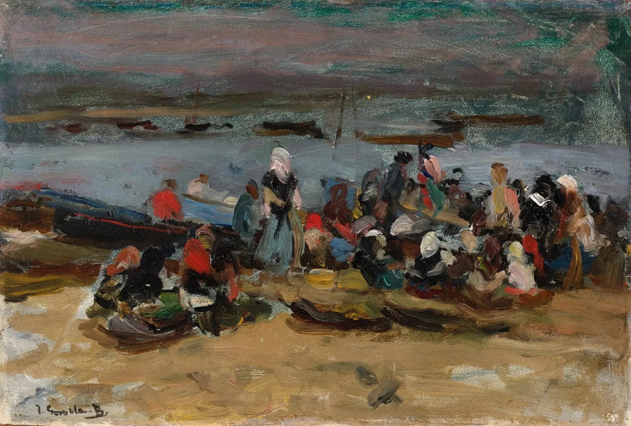 All'estuario, Asturie - Joaquín Sorolla