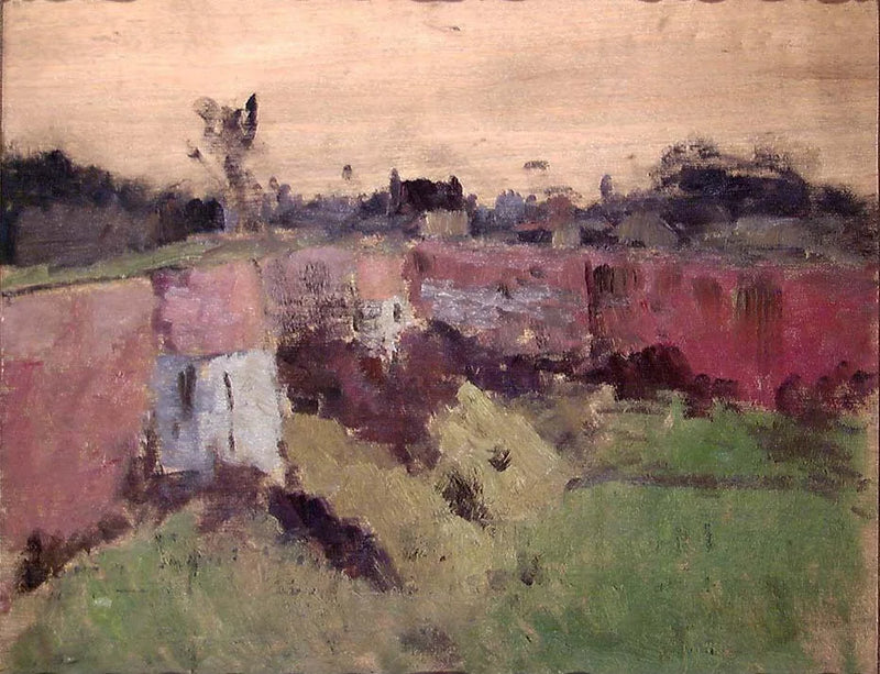 Fuori dalle mura di Montreuil - Frits Thaulow