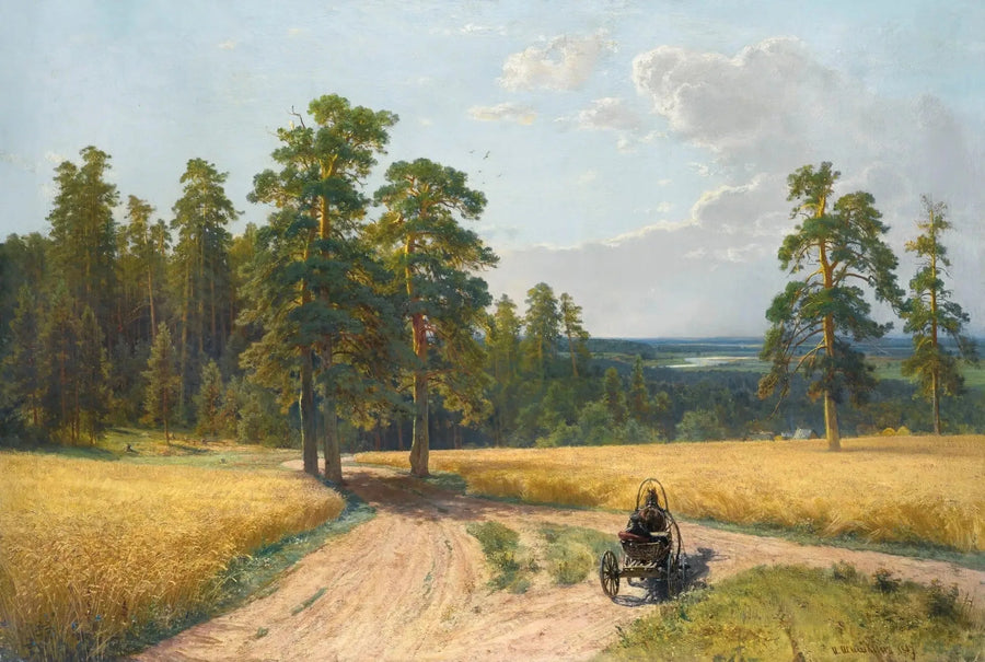 Alla soglia della foresta di pini - Ivan Chichkine