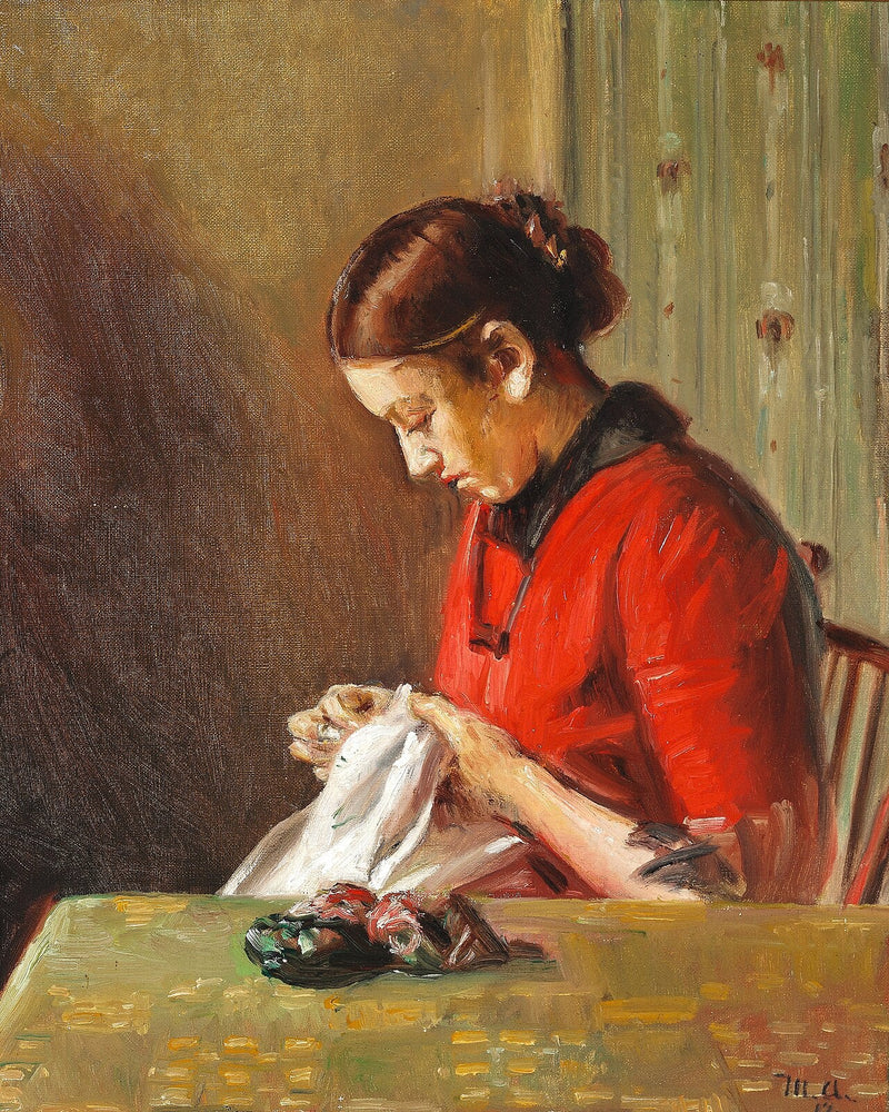 �� ricamo. -Michael Peter Ancher