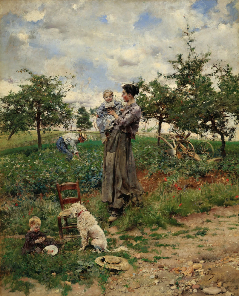 Alla campagna - Giovanni Boldini