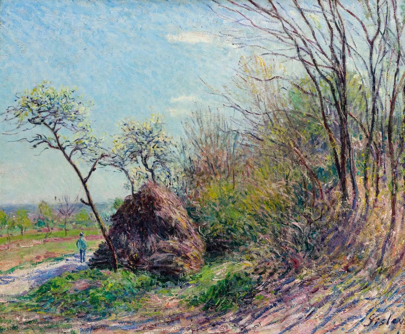 Al confine della foresta - I Sablons - Alfred Sisley