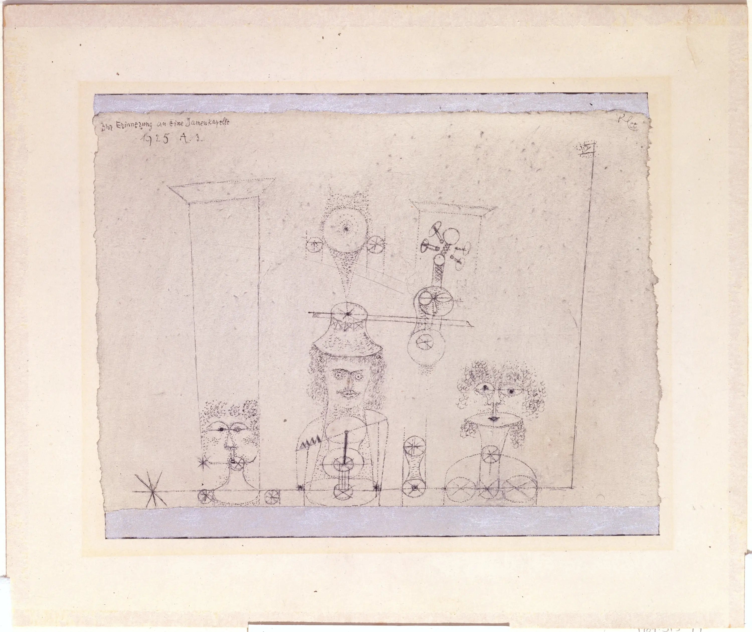 À la mémoire d’un groupe entièrement féminin - Paul Klee - Alpha Reproduction
